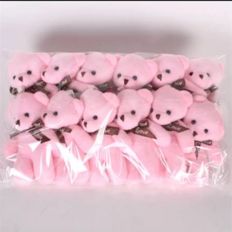 12 ชิ้น/ล็อตนุ่มตุ๊กตาหมีตุ๊กตาหมีตุ๊กตาหมีตุ๊กตาหมีตุ๊กตาของเล่นขนาดเล็กของขวัญงานแต่งงานพวงกุญแจกระเป๋าจี้ตุ๊กตา Key CHAIN
