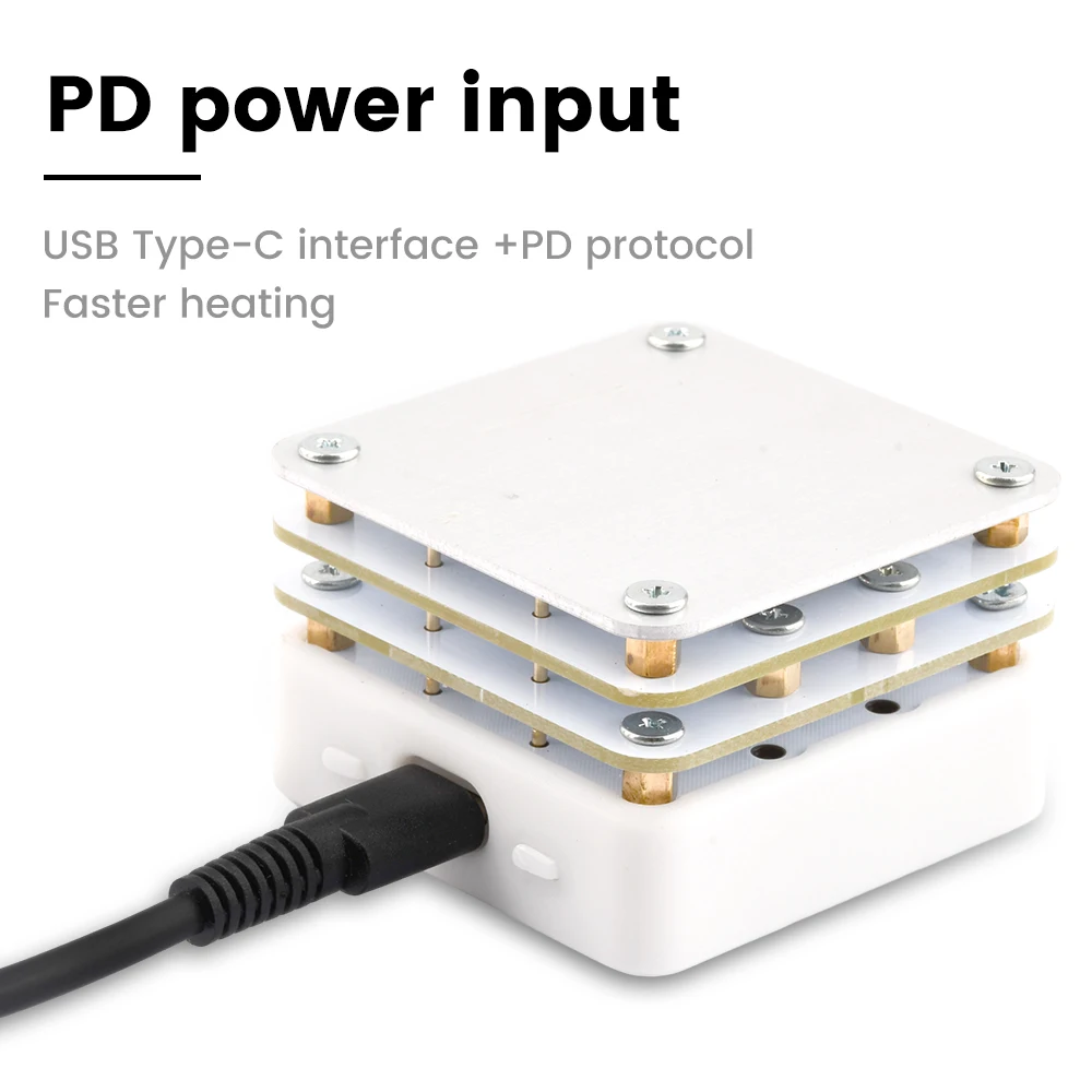 MHP30 PD65W ミニホットプレートデジタルはんだ予熱リワークステーション PCB SMD ボードはんだプレート加熱テーブル修復ツール