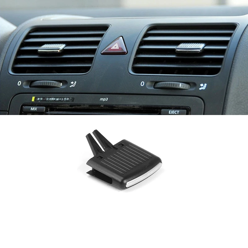 Clip de ajuste de salida de ventilación de aire acondicionado A/C para tablero delantero de coche, para VW Golf 5 GTI R32 Rabbit Jetta A5 MK5 Sagitar 2006-2011