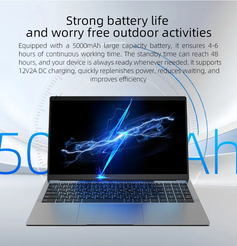 Gaming Laptop 15.6 Inch Backlit Keyboard 32 GB DDR4 RAM 2 TB SSD Windows 11 Office Ready Notebook WIFI6 Fingerprint Reader