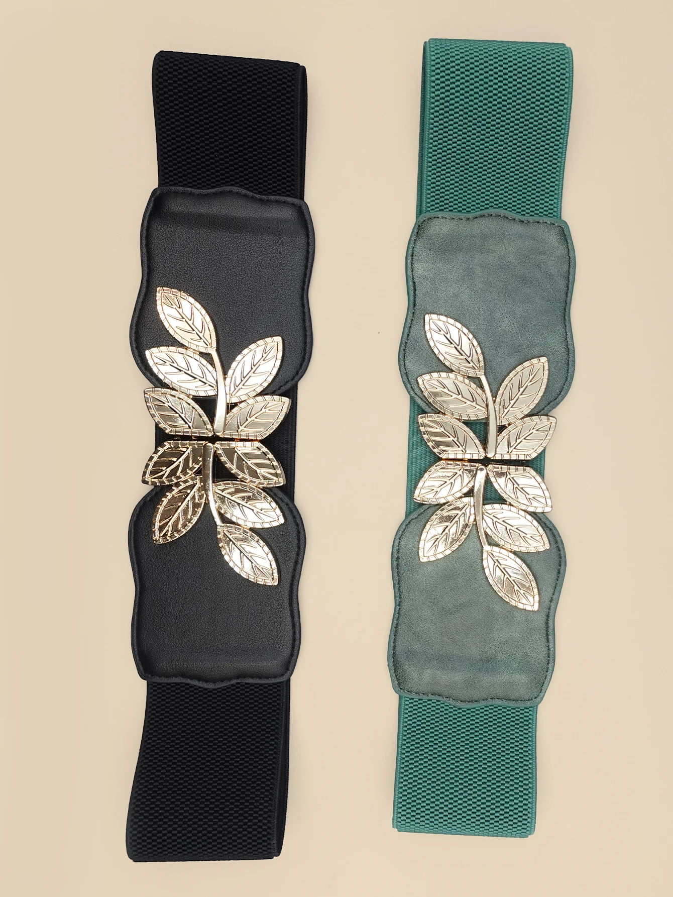 High Elastic Elastic Ladies Belt Bohemian Elastic Pu Belt Women's Elastic Tight Waist Belt Jeans Dress Elastic Wide Belt