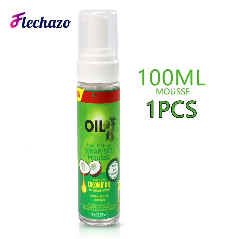 ราคาไม่แพง Braid Mousse Hair Mousse ผมมูสไม่มี Flaking Foaming Curl Mousse น้ําหนักเบา Strong Hold Cury ผมโฟม 100Ml
