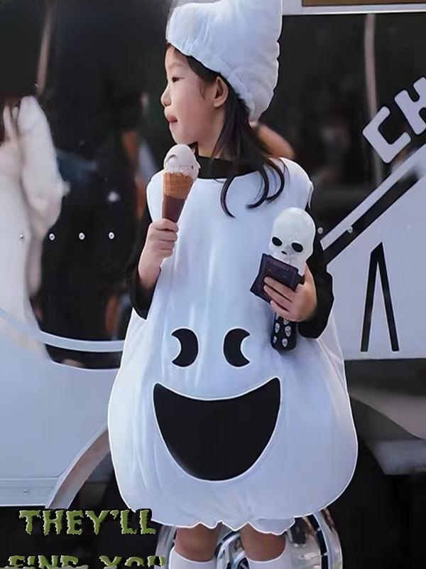 Fsia de Fsma Branco para Crianças, Traje de Performance em Fibra de Poliéster para Dança e Festa à Fsia para Meninas