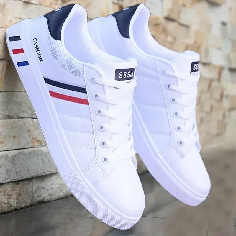 Zapatos deportivos informales para hombre, antideslizantes, resistentes al desgaste, transpirables, con amortiguación, diseño de bloqueo de Color, zapatos deportivos informales versátiles