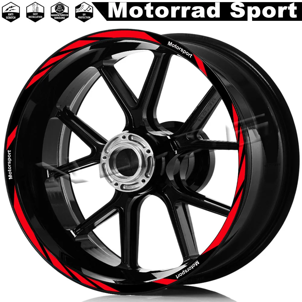 Для R1250RS F900R/XR F800R S1000XR/RR/R R nine t R1200R G310R K600GTL наклейка на колесо мотоцикла, обод в полоску, наклейка, аксессуары
