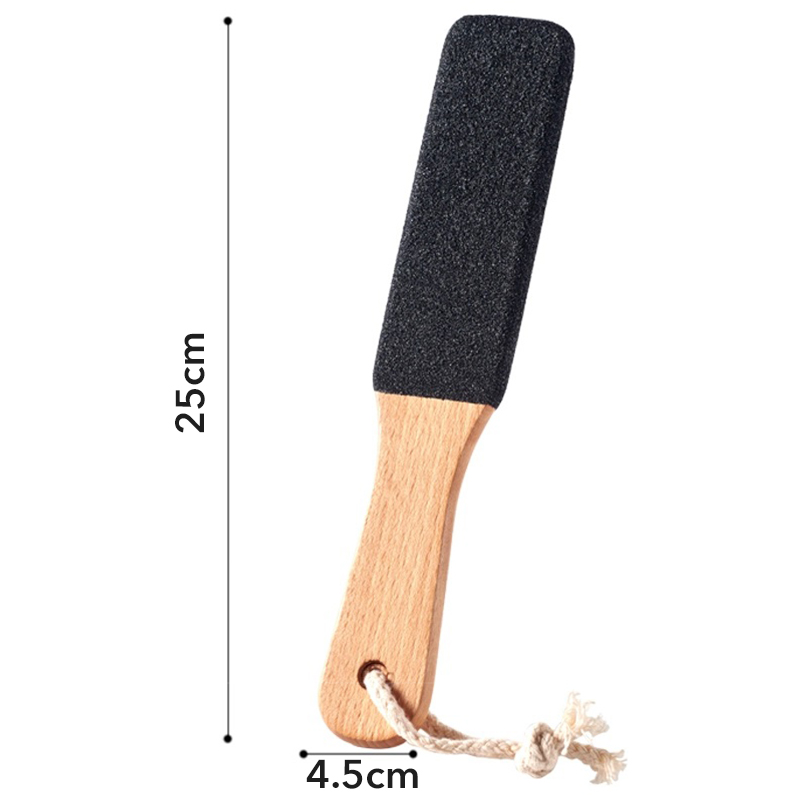 1PCS Professional Pedicure Rasp Tool for Dead Skin Crack Heels Beech Wood Foot File Rasp Callus Remover Foot Scrubber