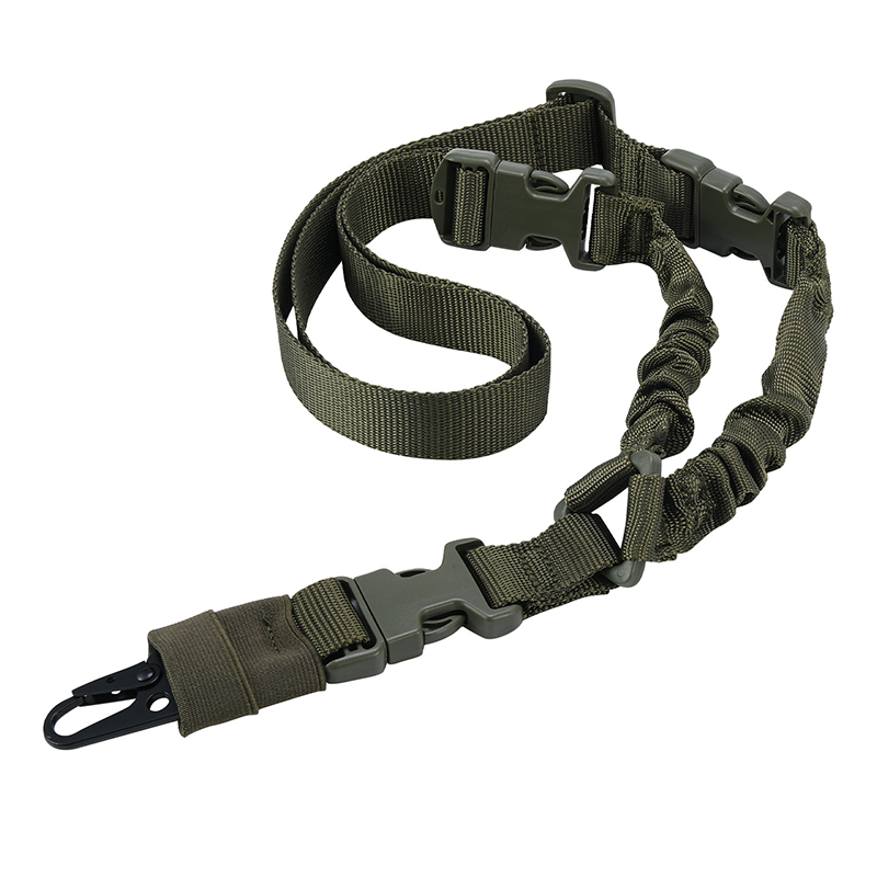 Wojskowa strzelanka taktyczna chusta do broni regulowany pojedynczy punkt Bungee Airsoft karabin pas do spinania polowanie akcesoria turystyczne