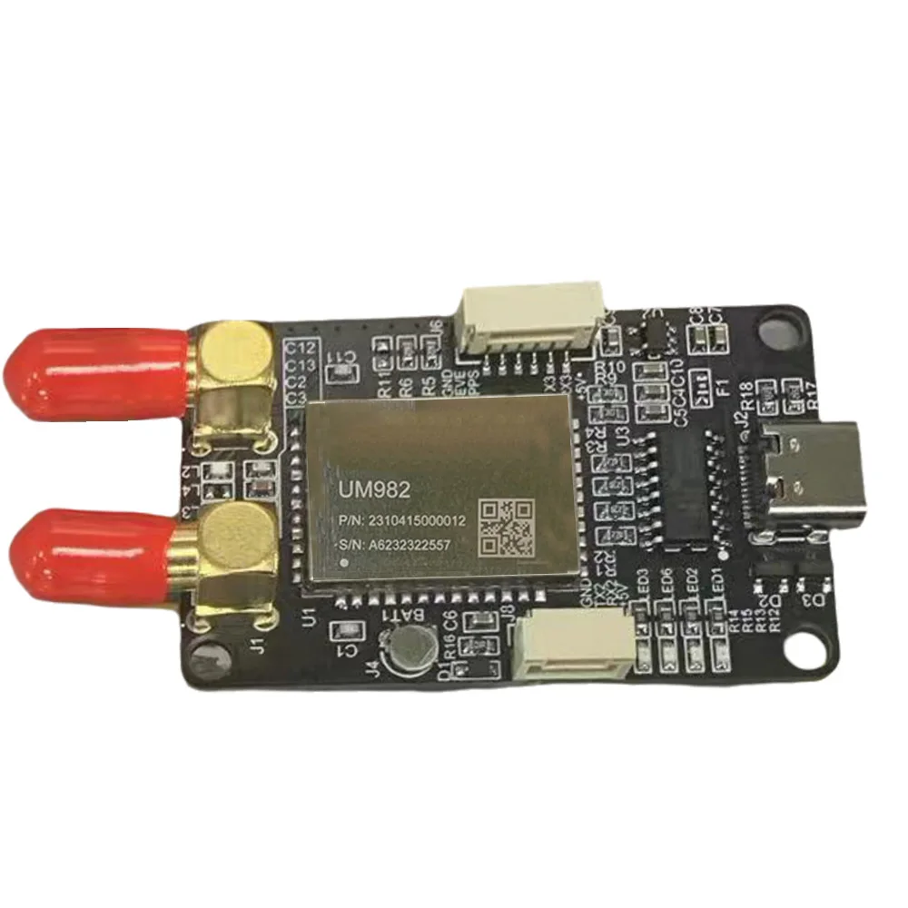 Placa de desarrollo UM982 GPS RTK, placa de navegación de posicionamiento de frecuencia completa, placa Dual RTK GNSS GNSS de alta precisión