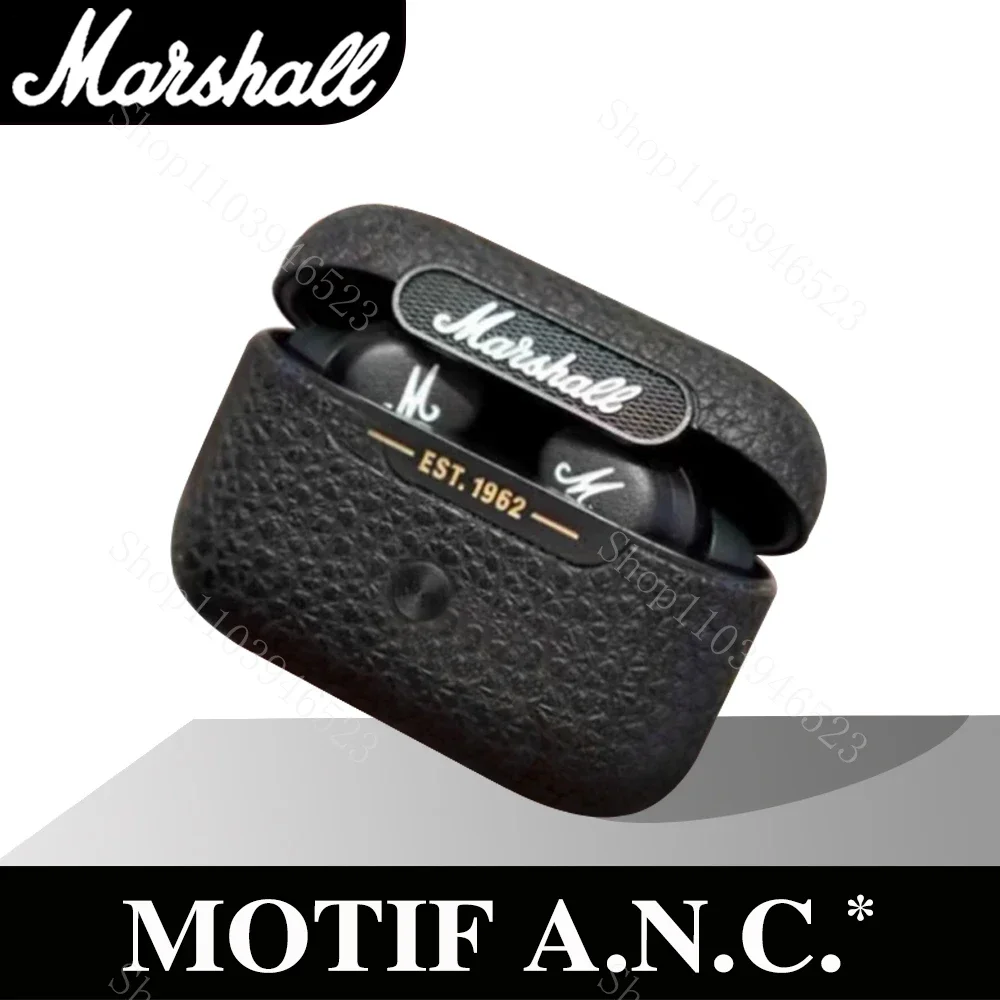 Nowy MARSHALL MOTIF ANC True bezprzewodowe słuchawki Bluetooth 5.2 aktywne słuchawki z redukcją szumów douszny wodoodporny zestaw słuchawkowy