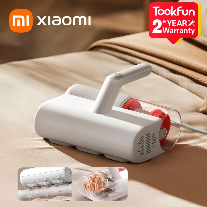 2021 XIAOMI MIJIA Chi Tẩy Bàn Chải Cho Nhà Ngủ Chần Gòn Khử Trùng Bằng Tia Cực Tím Khử Trùng Hút 12000PA Hút Cyclone