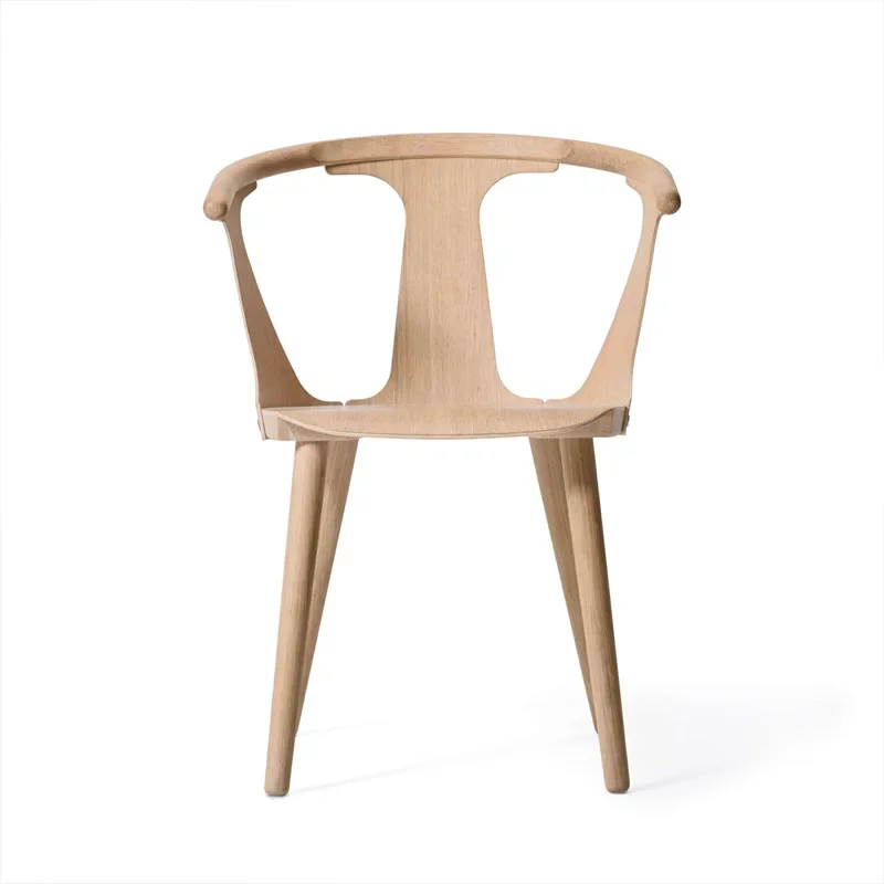 Nordic ไม้เก้าอี้รับประทานอาหารบ้านห้องนอน Designer Dressing เก้าอี้ Simple Cafe ร้านอาหารโรงแรมพนักพิงเก้าอี้