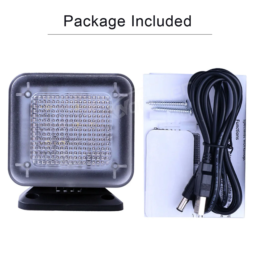 LED Fake TV Simulator USB Powered Anti-burglar Security Device with Timer Function for Home Apartments Dormitories