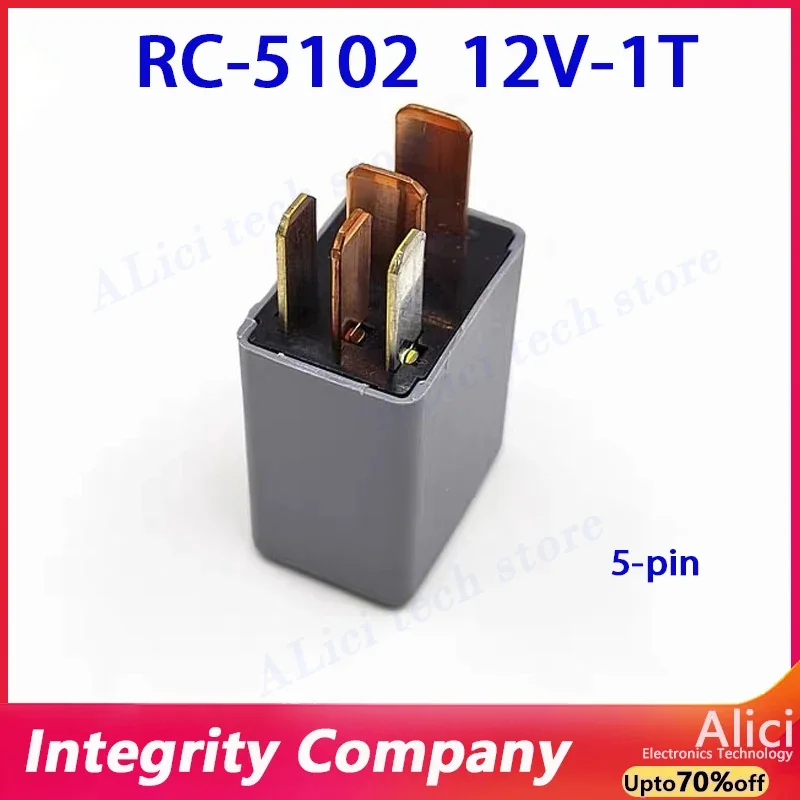 Original For MITSUBA car relay RC-5102, one open and one closed, 5-pin 12V