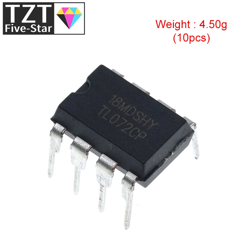 TZT 10/30PCS TL072CP TL072 TL072CN