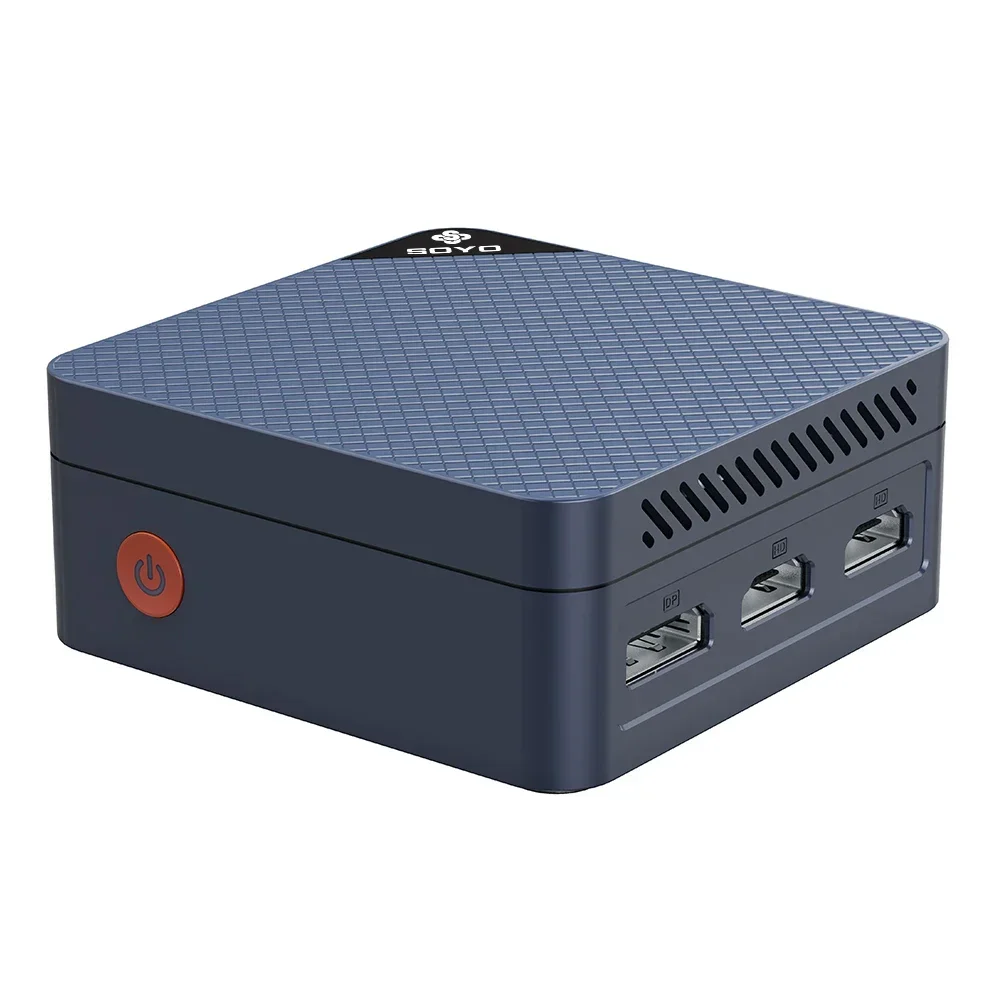 SOYO Mini PC M4 Mini Intel Twin Lake-N150 CPU 12GB DDR5 4800MHz M.2 2242 512GB SSD WiFi5.0 BT5.0 USB3.2 Tipo-C Computer portatile