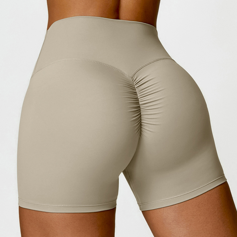Ctenkevet Color sólido mujeres Fitness deporte corto de secado rápido mujeres ciclismo pantalones cortos de entrenamiento suaves Jog cintura alta Yoga Legging corto