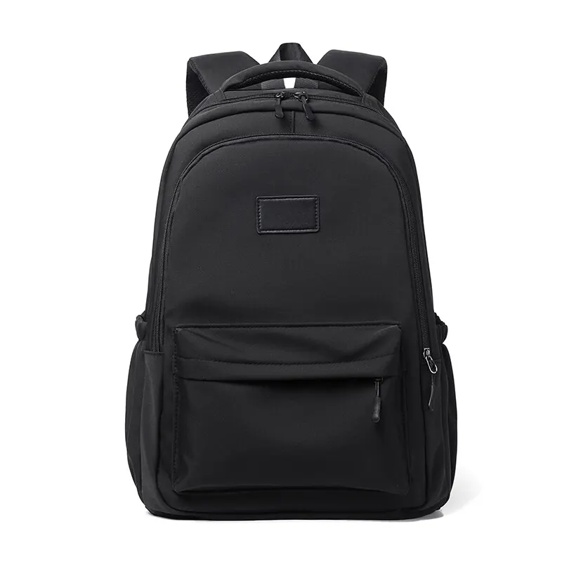 Borsa da scuola universale per uomo e donna da 14 pollici Borsa a tracolla per sport all'aria aperta in tinta unita per il tempo libero Zaino per laptop da viaggio di grande capacità