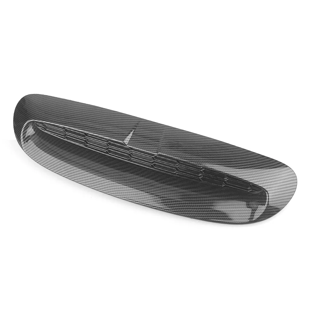 1 Set For Mini Cooper S JCW F54 F55 F56 F57 2014-UP ABS Gloss Black Front Engine Bonnets Hood Scoop Air Outlet Vent Cover Trim