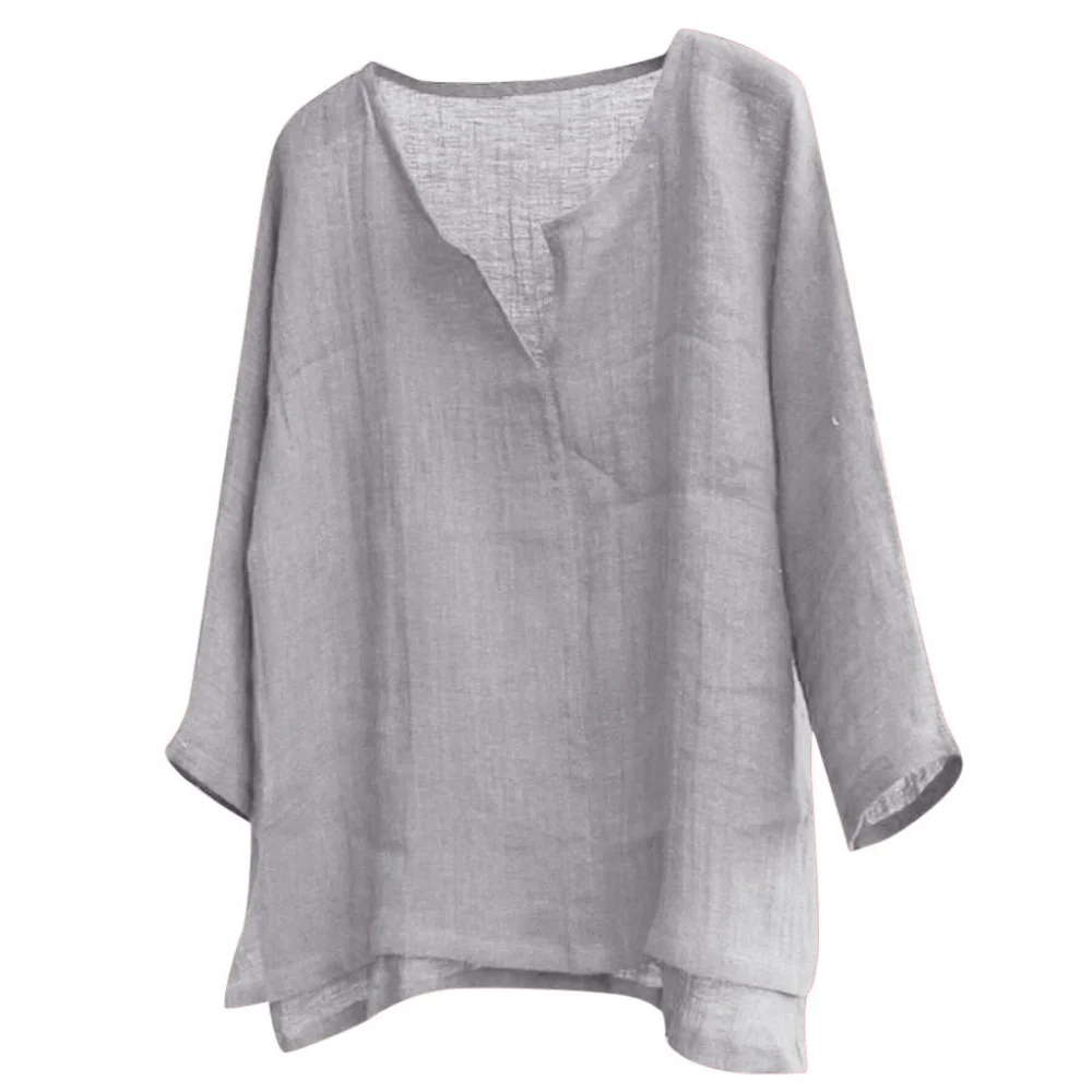 Camicia allentata a maniche lunghe primavera estate nuova da uomo tinta unita camicia casual a maniche lunghe cool top con scollo a V taglia S-5XL
