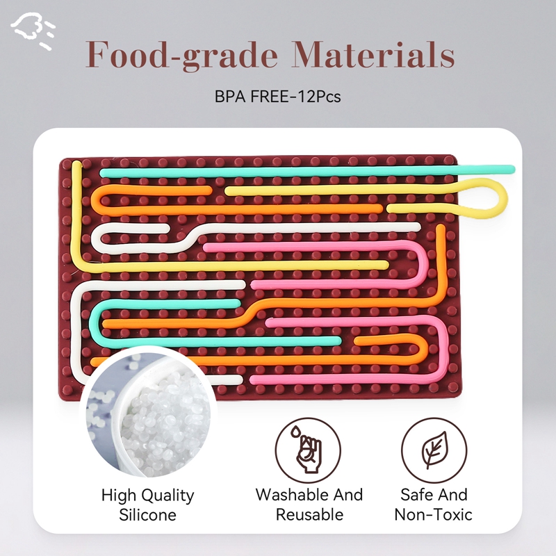 Sensory Activity Board, Silicone Calm Down Toy, Stress, Silent, Mindfulness For Kids 3+ Anxiety Relief, Sensory Board Baby Gifts