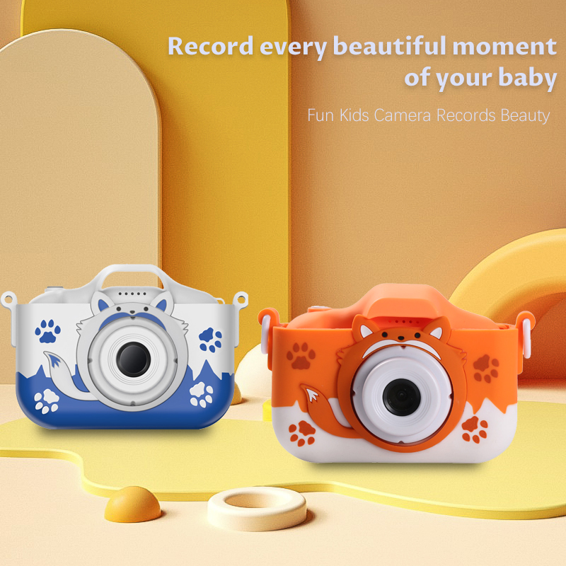 New Cartoon Kids Mini Camera Multi-functions Silicon Case HD Kids Digital Video Cameras Toys Child Portable Video Life Camera