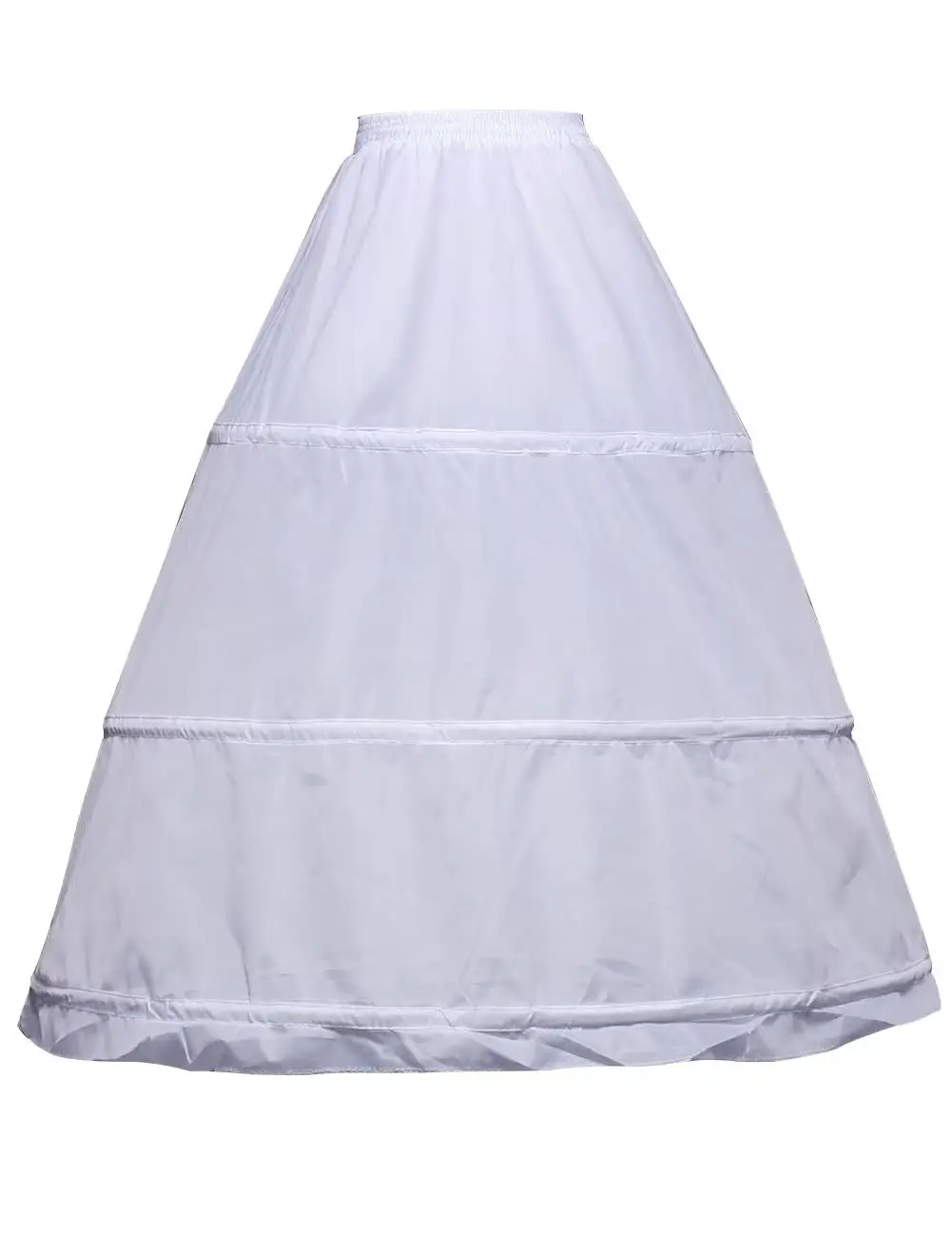 Damen Krinoline-Petticoat-Rock, elastisch, halber Slip, A-Linie, Unterrock für Hochzeit, Ballkleid, Brautkleid