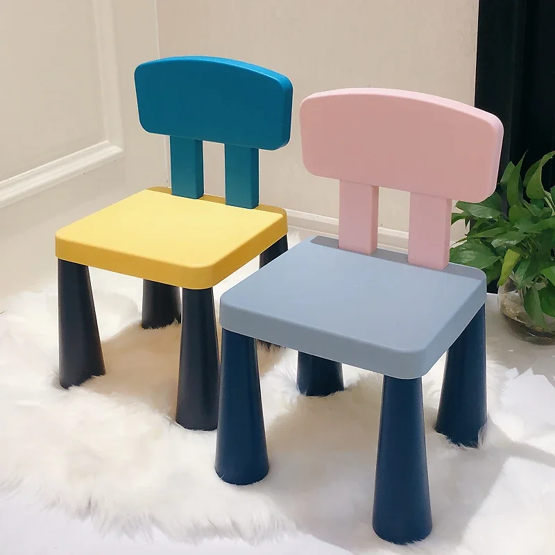 Juego de mesa y silla de plástico para niños, juego de mesa de juguete para el hogar, jardín de infantes, estudio de bebé