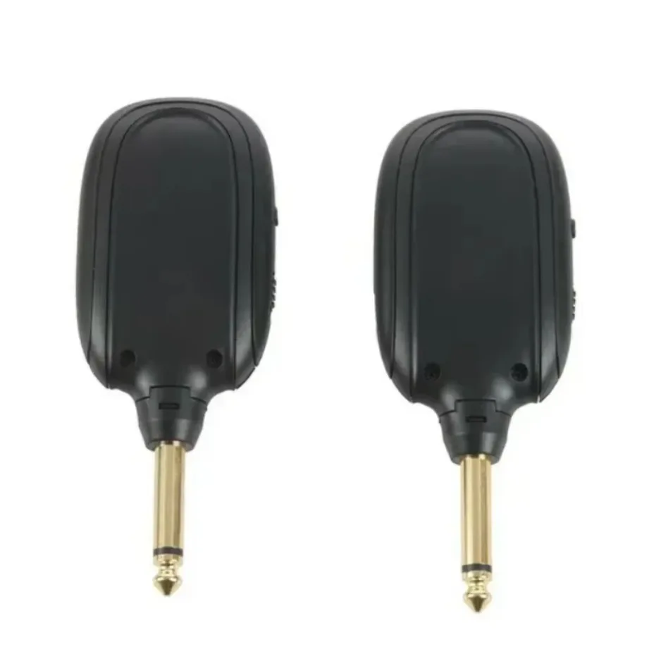 XIKCU A8 Gitarren-Funksystem, Sender, Empfänger, integrierter wiederaufladbarer integrierter wiederaufladbarer kabelloser Gitarrensender