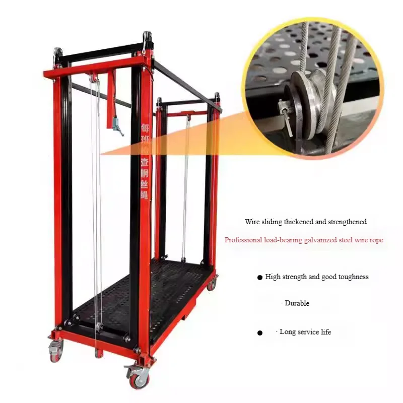 3m 4m Portable Orchard Lift Electric Telescopic Scaffolding 6m 8m for Fruit Picking Easy Move Cherry Apple Harvesting Platform