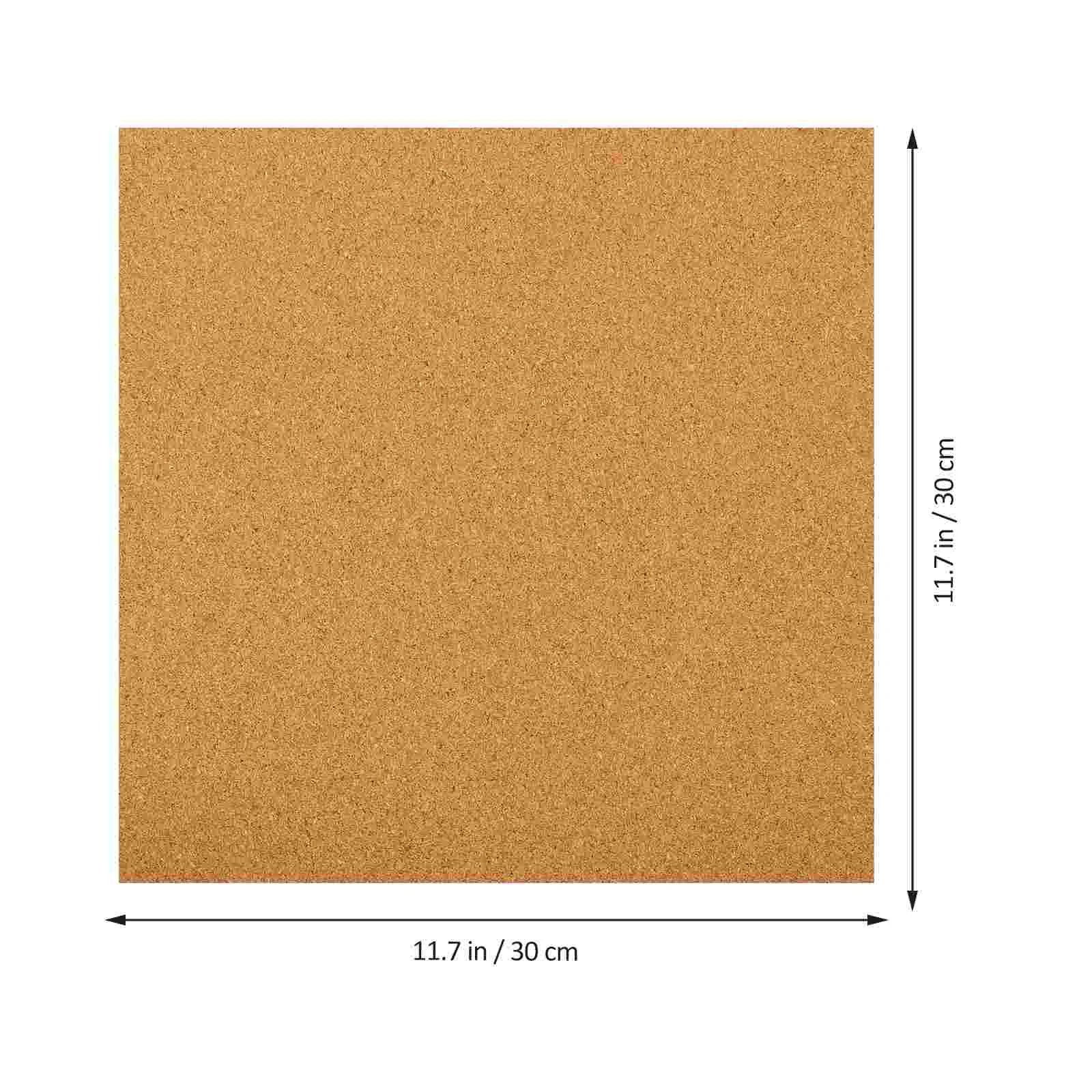  5 Pcs Soundproof Cork Paper Decorative Bulletin Board for Office Corkboard Boards Ordinary Walls