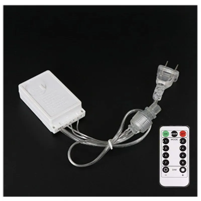 EU Plug with Steady on Controller Use for Icicle Curtain Lights Waterproof Extended Line 3M/5M