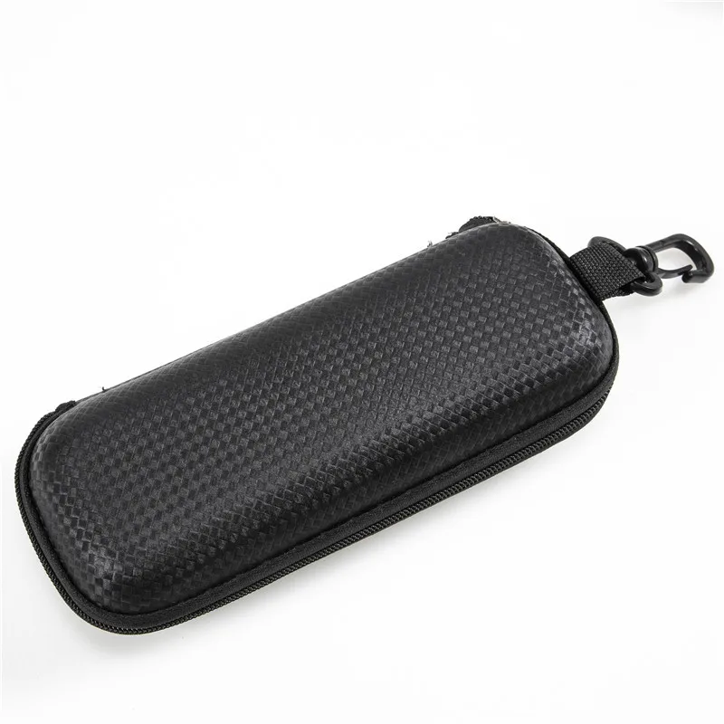 Estojo portátil para óculos de eva, capa dura para óculos de sol para mulheres e homens, caixa com cordão e zíper, protetor