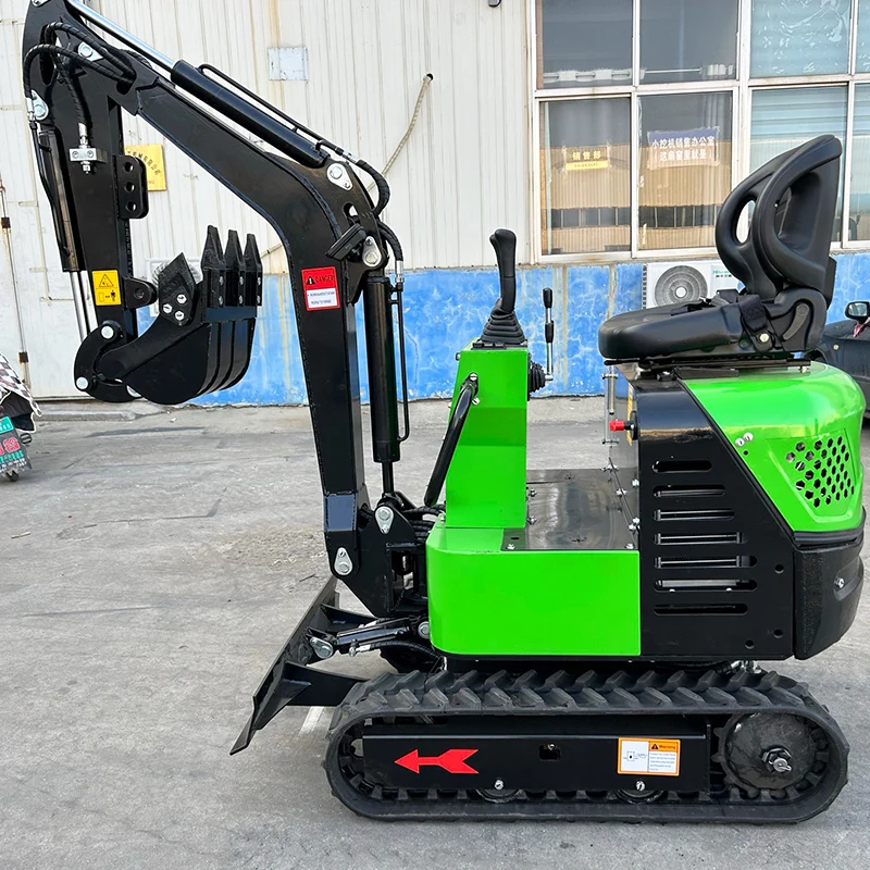 Customized mini excavator with crawler attachment, ranging from 1 to 2 tons, Used in engineering machinery or household