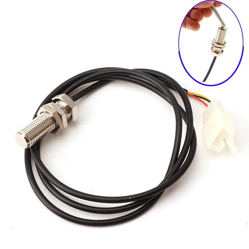 ATV Motorrad Universal Tachometer Ersatzteile Geschwindigkeit Sensor Kabel Magnetische Induktion