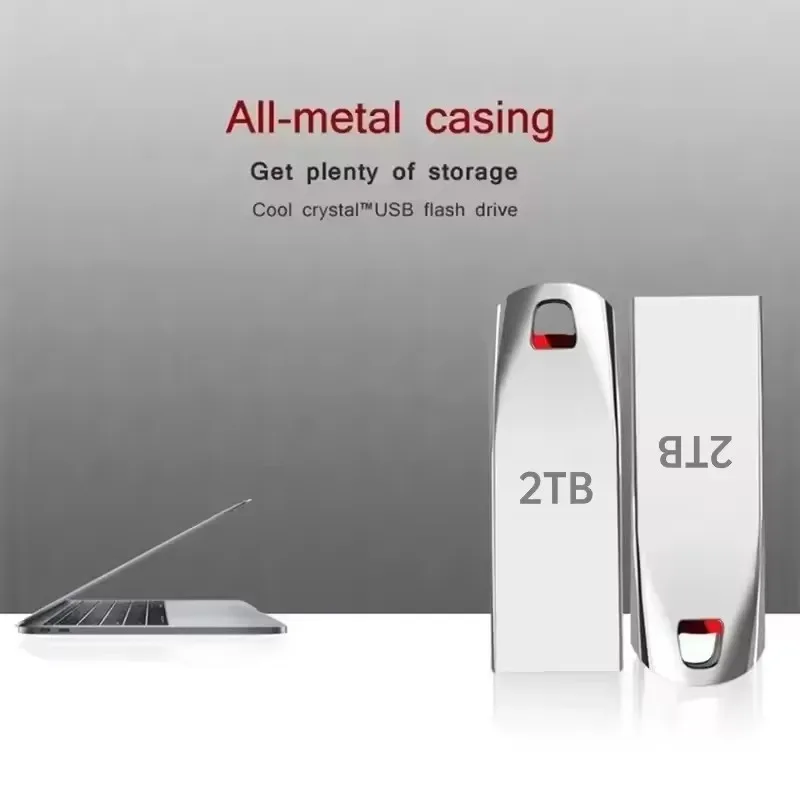 2TB USB 3.2 Metal Flash Drives High Speed Pendrive 1TB Portable Usb Drive Waterproof Memoria Usb Flash Disk Upgraded New