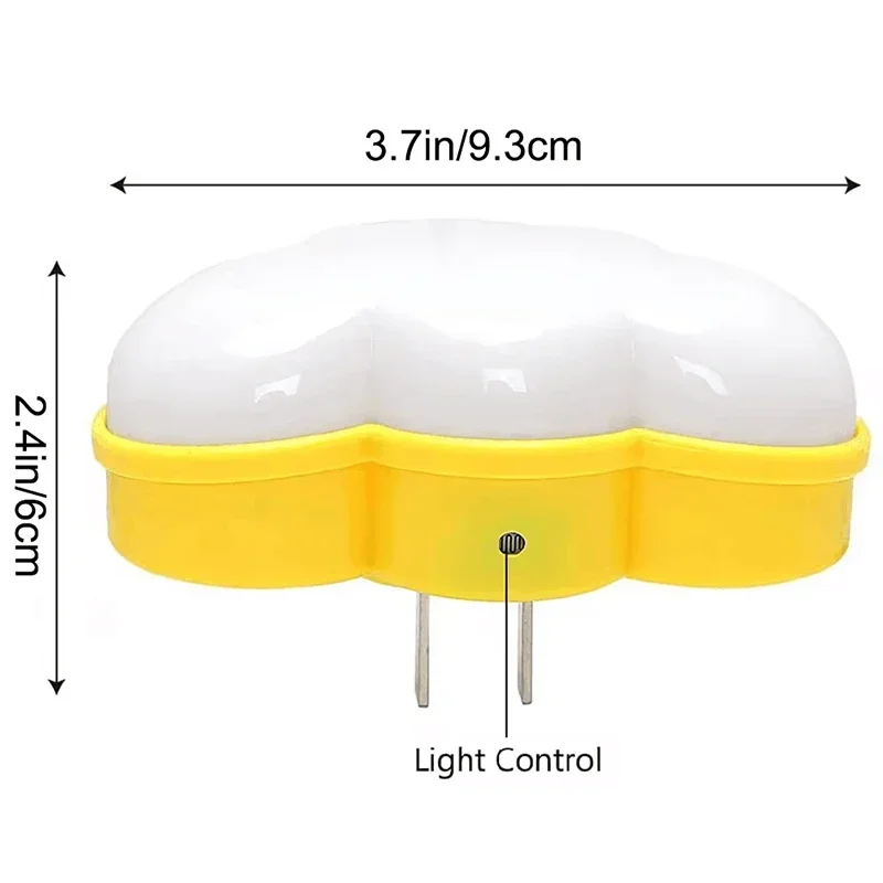Sensor LED Night Light EU/US Plug-in Cute Cloud Night Lights For Kids Adults Bedroom Bedhead Hallway Dream Lighting Night Lamp