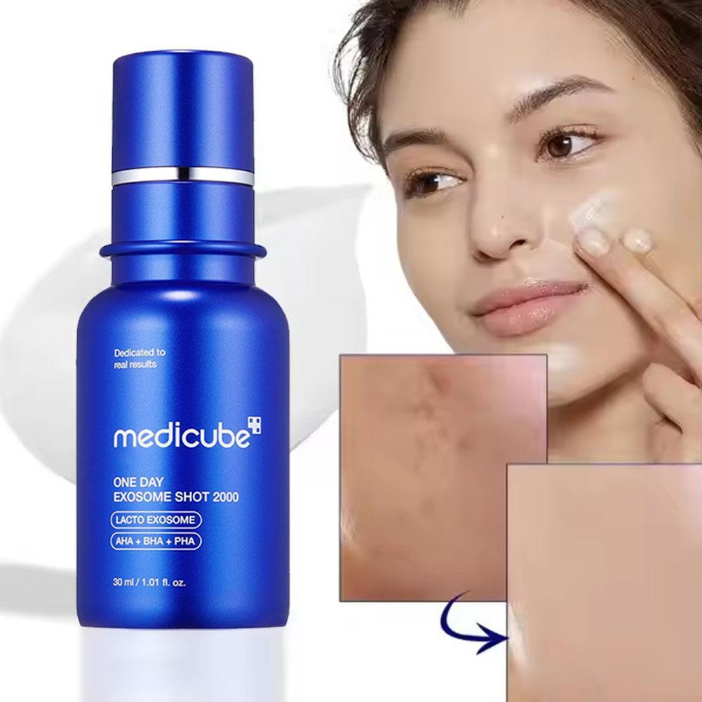 Suero Facial de microaguja azul, blanqueamiento, reafirmante, esencia de líneas finas, hidrata tu cara, reduce los poros, producto para el cuidado de la piel