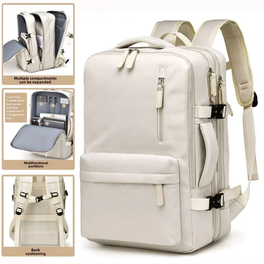 Mochila para hombre y mujer 40x30x20 avión, mochila para equipaje de mano de cabina, mochila para ordenador portátil para viajes en avión, mochila escolar,