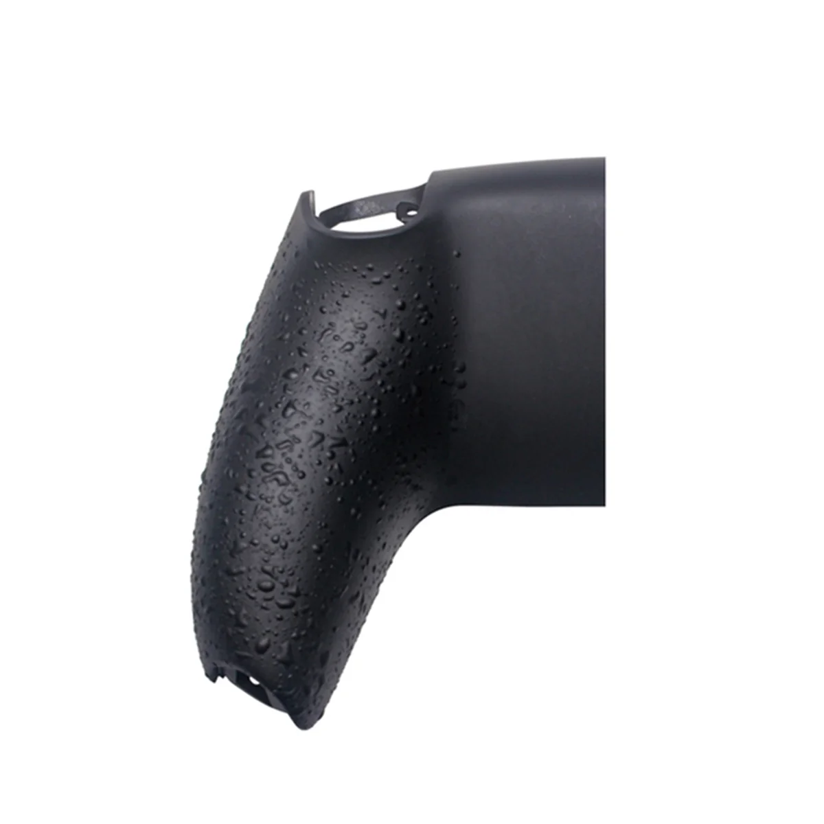 BABQ Bottom Back Shell Non-Slip Rear Housing Game Improvement Replacement Parts for PS5 Controller Black