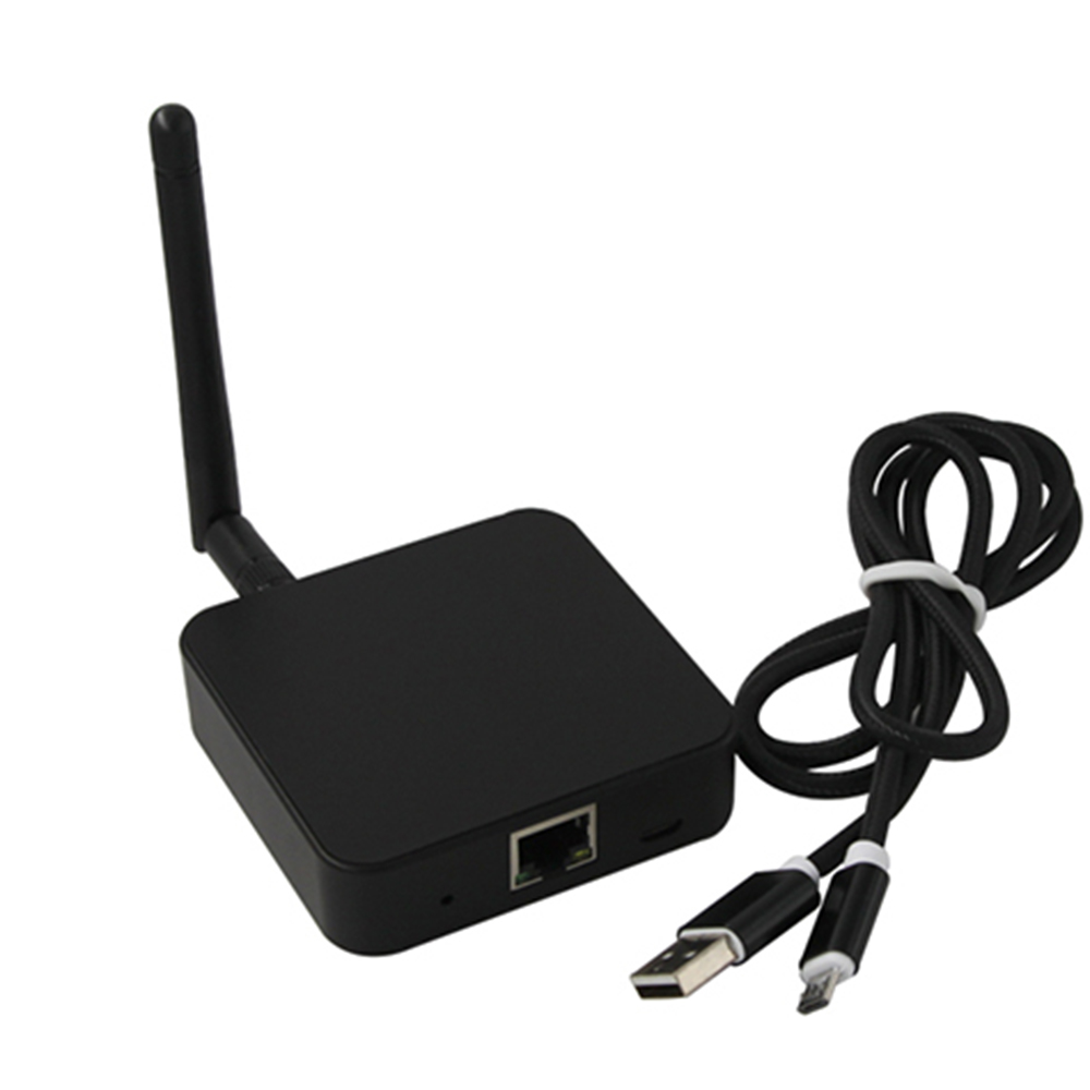 Black Ble Gateway iBeacon ble a Puente de red, compatible con conexión Ethernet y WiFi