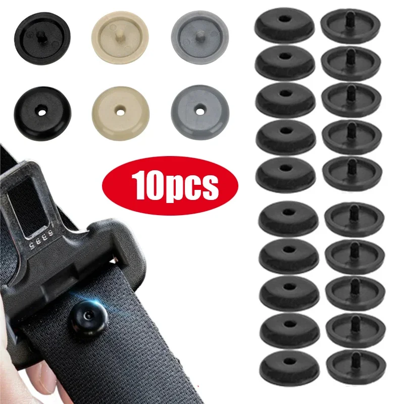 Tapón para cinturón de seguridad de coche, Clip de hebilla, cinturón de seguridad de automóvil, límite de espaciado, hebilla de parada, retenedor, botón antideslizante para cinturón de seguridad