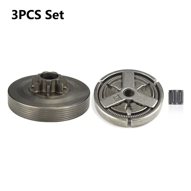 XCAN クラッチドラム + クラッチカバー + ニードルベアリング 4500 5200 5800 45cc 52cc 58cc チェーンソー交換部品
