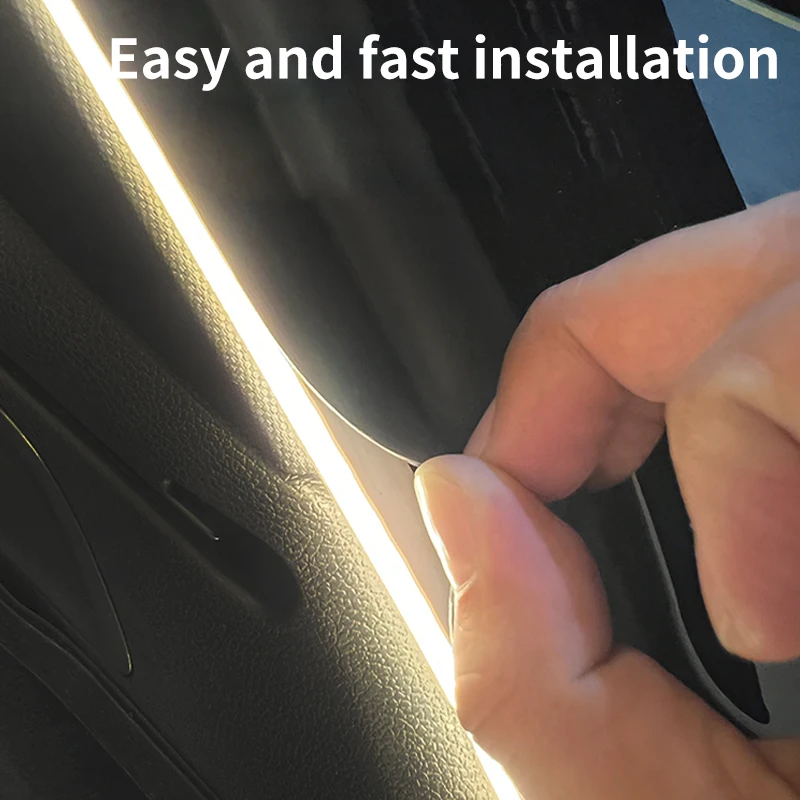 Auto hoge helderheid kofferbakverlichting omgevingslicht interieurdecoratie LED-bedrading gratis automatische detectie achterklep lichtstrip