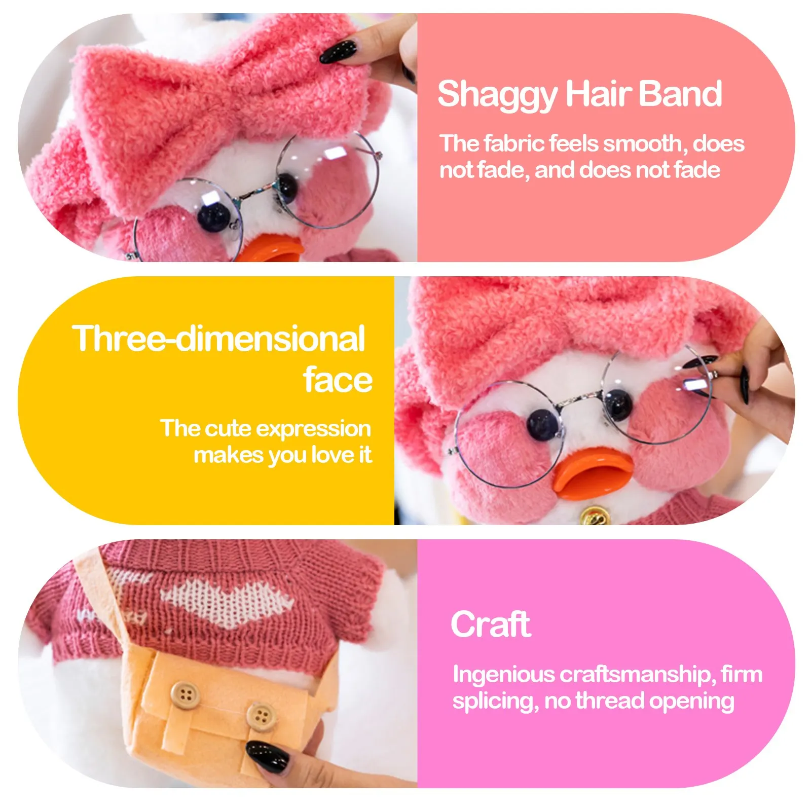 30Cm Pato Sang Trọng Lalafanfan Vịt Dễ Thương Đồ Chơi Nhồi Bông Vịt Vàng Ôm Flifan Vịt Đáng Plushes Động Vật Plushies Gối Mềm Mại đồ Chơi