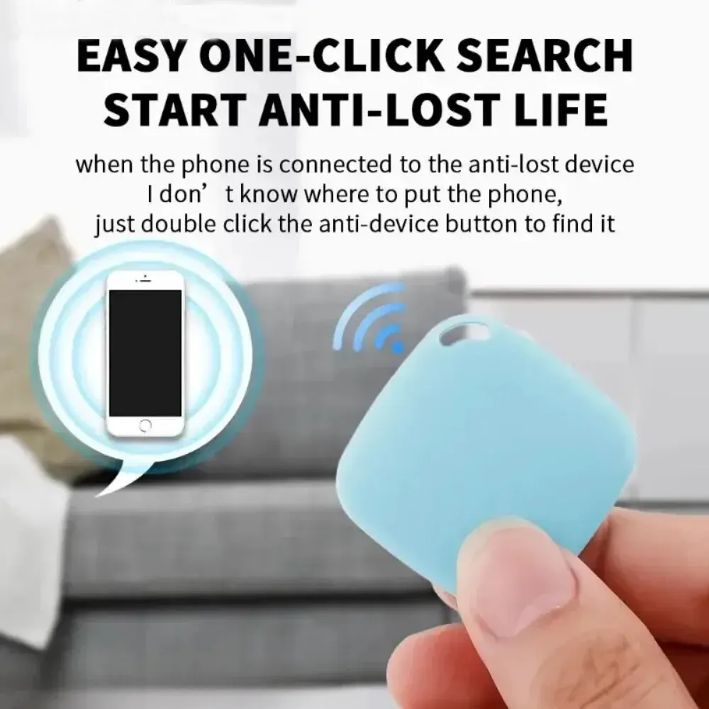 Clearance_Mini Bluetooth 5.0 Tracker AntiLost Device Round Pet Kids Bag Wallet Tracking Smart Finder Locator gps tracker wirele