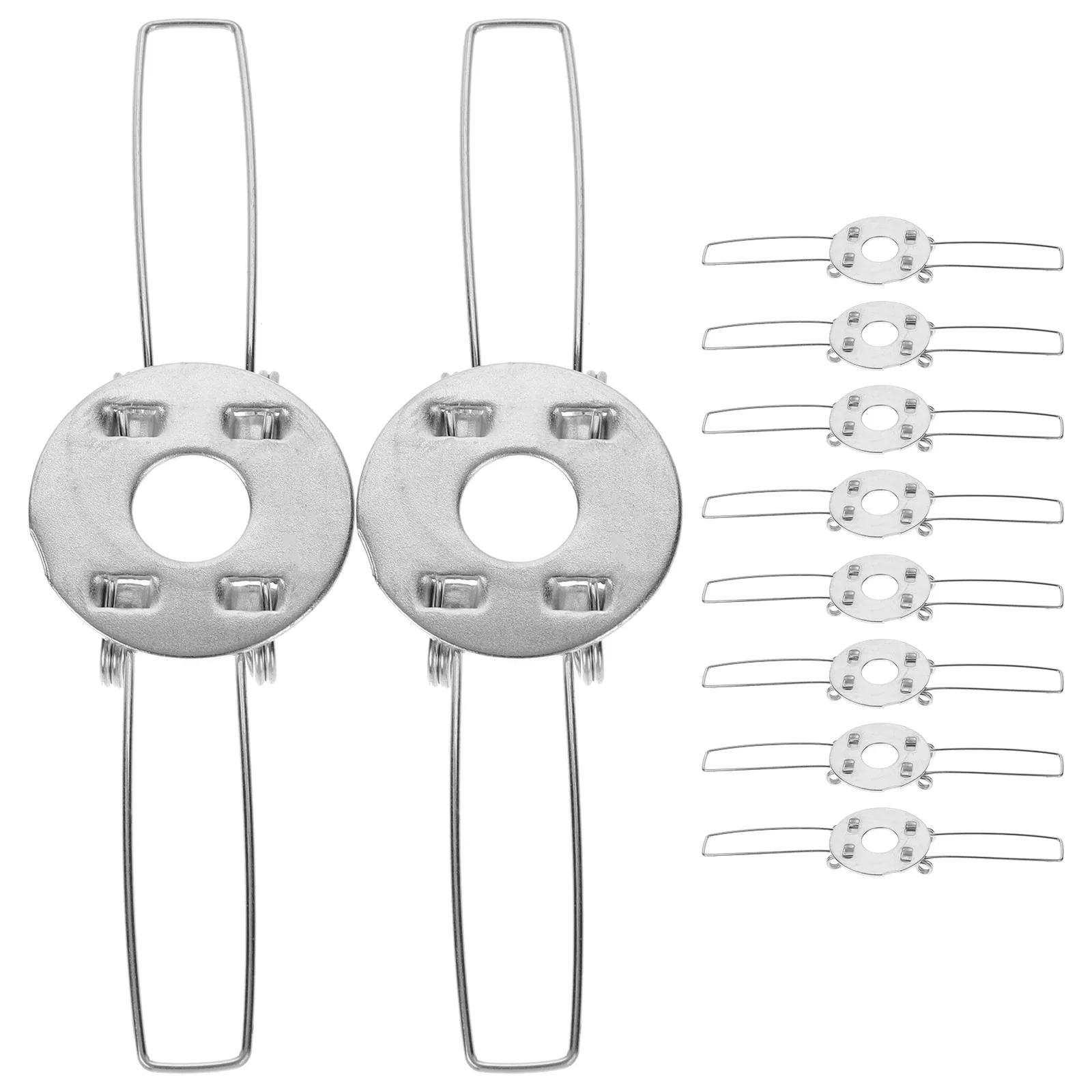 10 Stuks Lamp Houder Veerclip Vorm Gespen Beugel Adapter Lampenkap Klemmen Gegalvaniseerd Ijzer Diy Voor