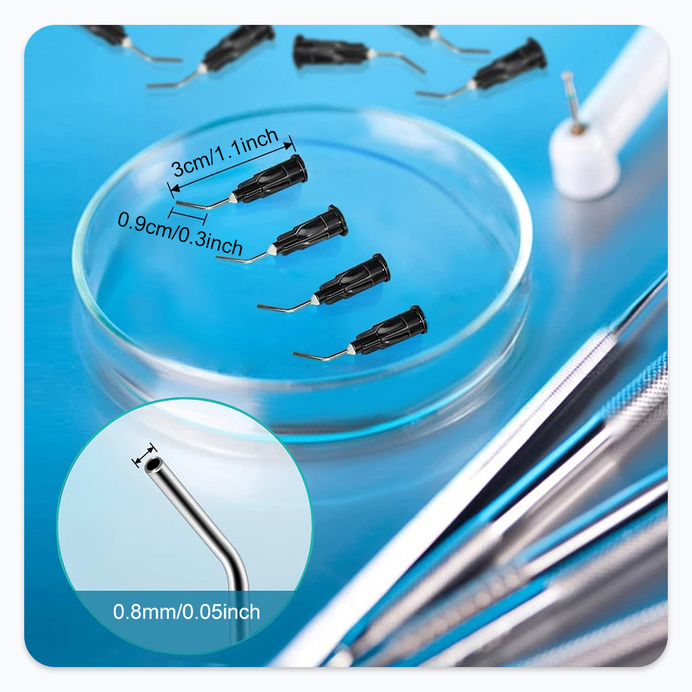 使い捨てアプリケーター,樹脂フロー複合針チップ,100ユニット/バッグ