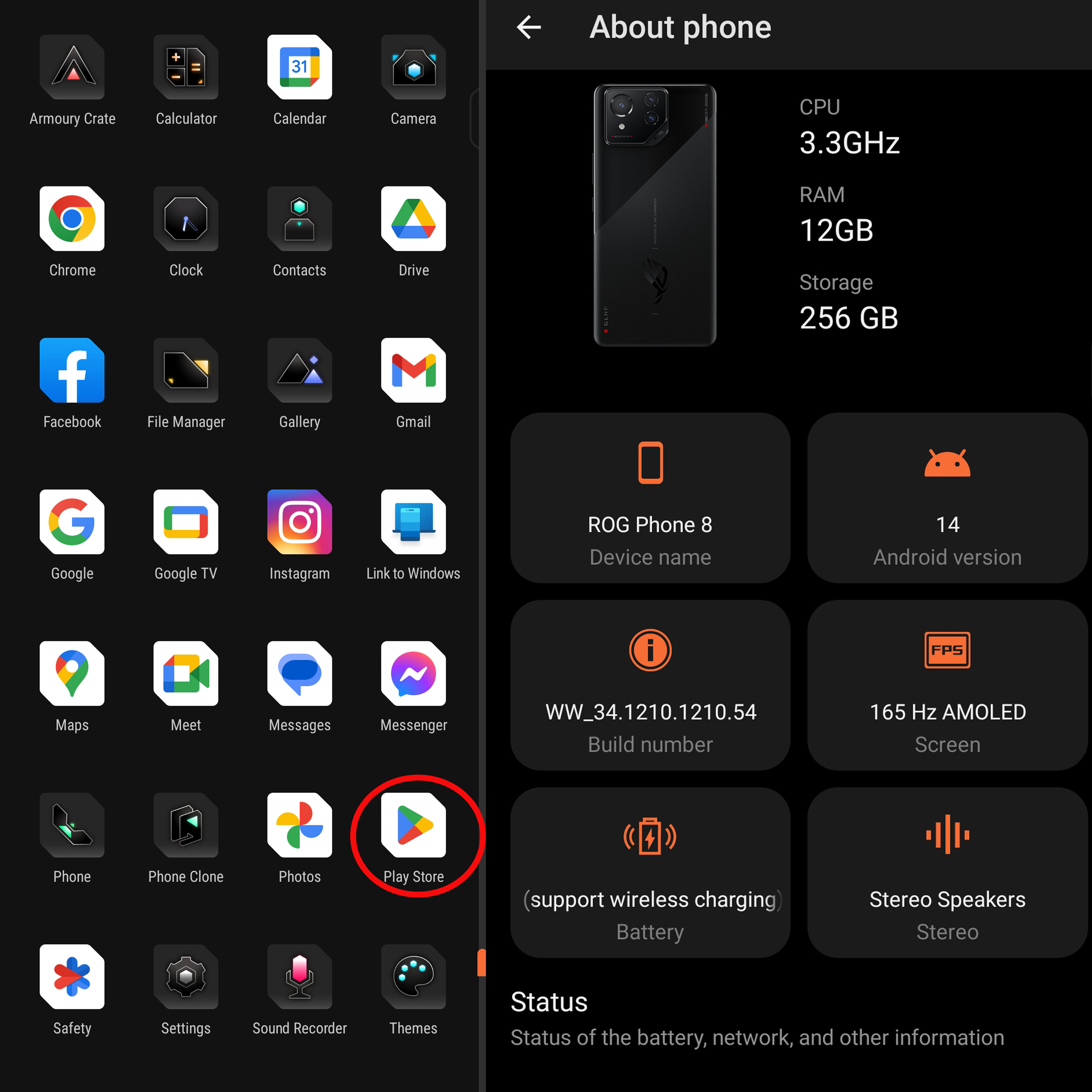 รอบปฐมทัศน์โลกปี 2024 ASUS ROG โทรศัพท์ 8 Snapdragon 8 Gen 3 5G สมาร์ทโฟน 6.78 ''165HZ E-Sports หน้าจอ 65W ชาร์จ NFC ROG 8 Pro