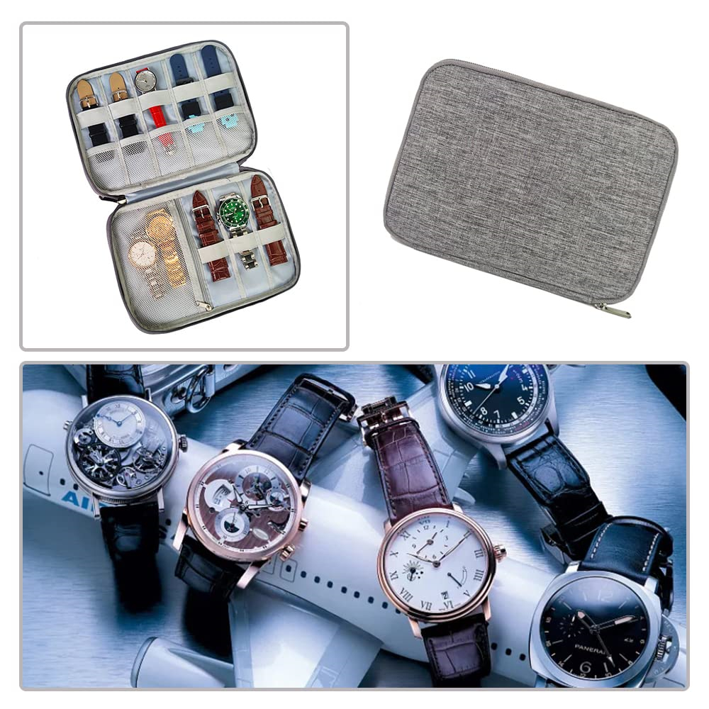 1pc Uhr Band Lagerung Fall Tragbare Uhr Band Organizer Wasserdichte Reise Veranstalter Tasche für Uhr Band Kabel Kopfhörer