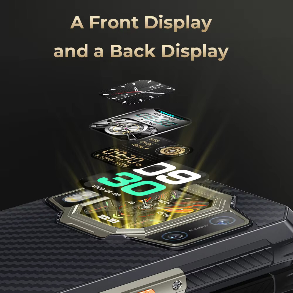 Oukitel wp30 pro 5g smartphone robusto 120w android 13 12gb + 512gb 11000 mah 6.78 "fhd + telefone móvel 108mp + 32mp telefone celular